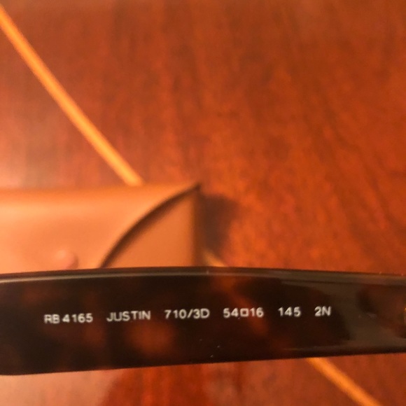 NEW, AUTHENTIC RayBan 4165 Justin Mirrored - Picture 7 of 8